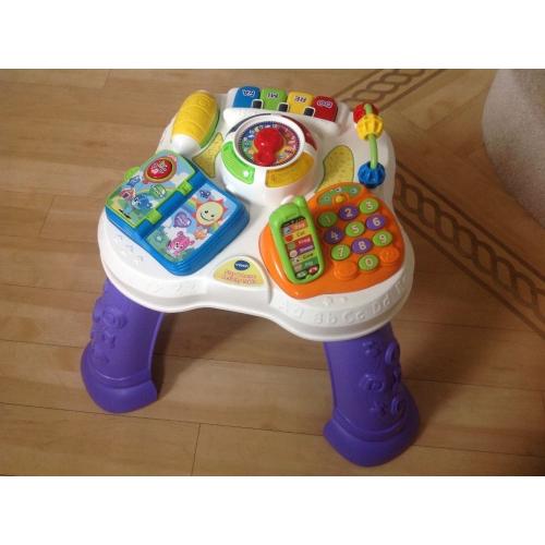 V Tech Play and Learn Activity Table