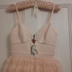 New Ariana Grande for Lipsy pink strappy dress size 8