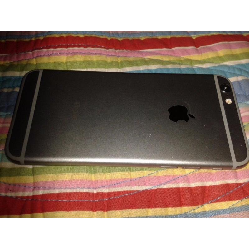 iPhone6 with new accessories, space gray, 16gb, immaculate condition, unlocked.