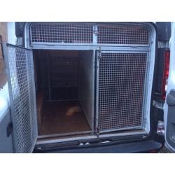 3no Galvanised Dog cages for a Renault, Vauxhall or Nissan van
