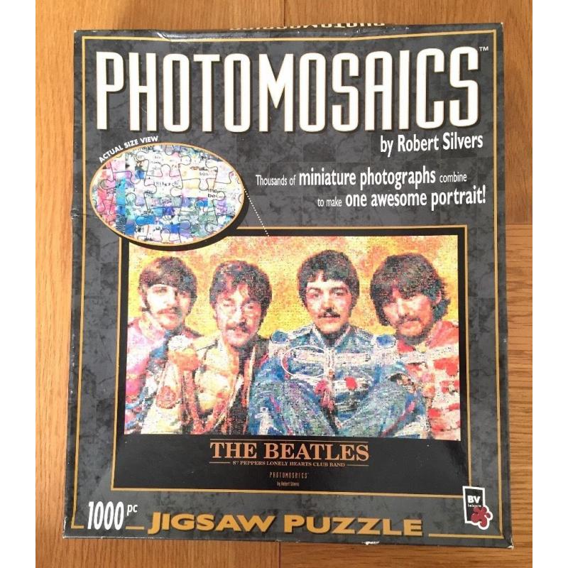 The BEATLES PHOTOMOSAICS 1000 pc Jigsaw Puzzle. Mint.