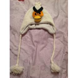 2 x Angry Birds Fleece lined hats