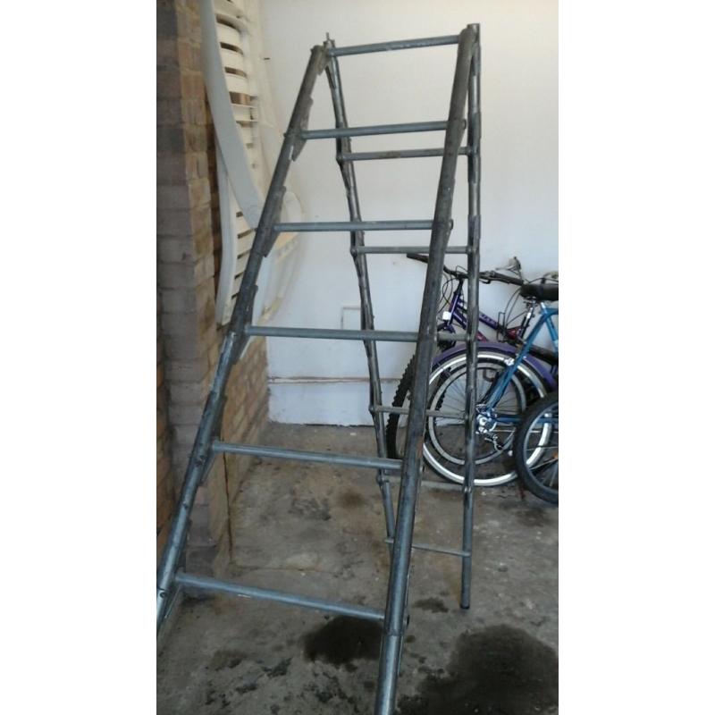 heavy duty metal bendy ladder