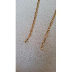 Gold chain 9ct(375made in italy),24"