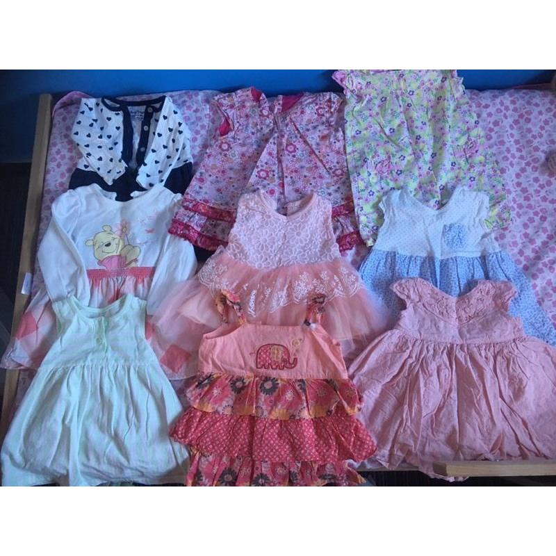 3-6 month girls dress collection