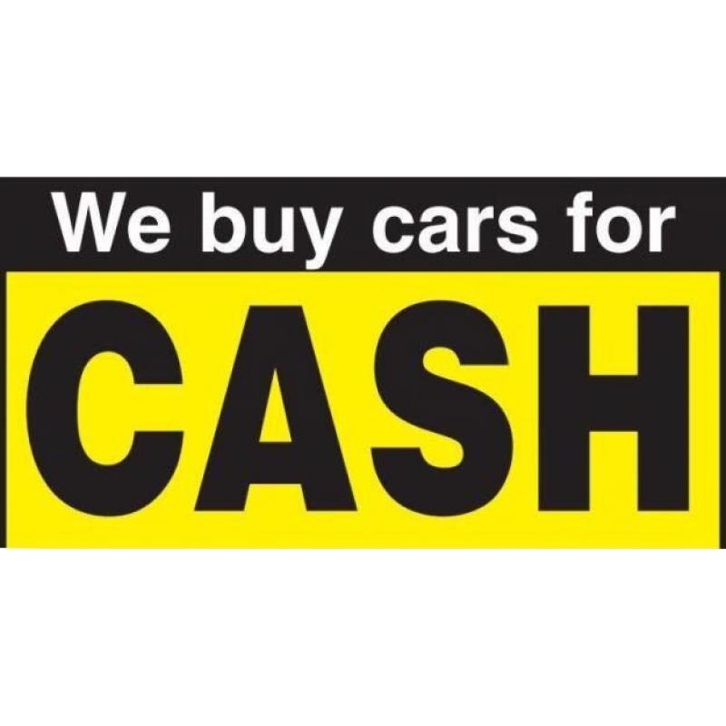 WE BUY ANY CAR, VAN OR BIKE FOR CASH!!! Even if it is not running, damaged, faulty GIVE US A TRY!