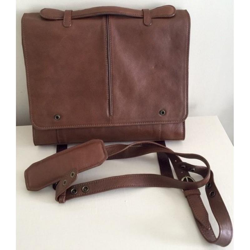 Stylish Briefcase/Laptop Bag - Genuine Leather