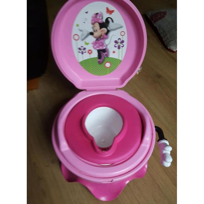 Girls Minnie mouse potty