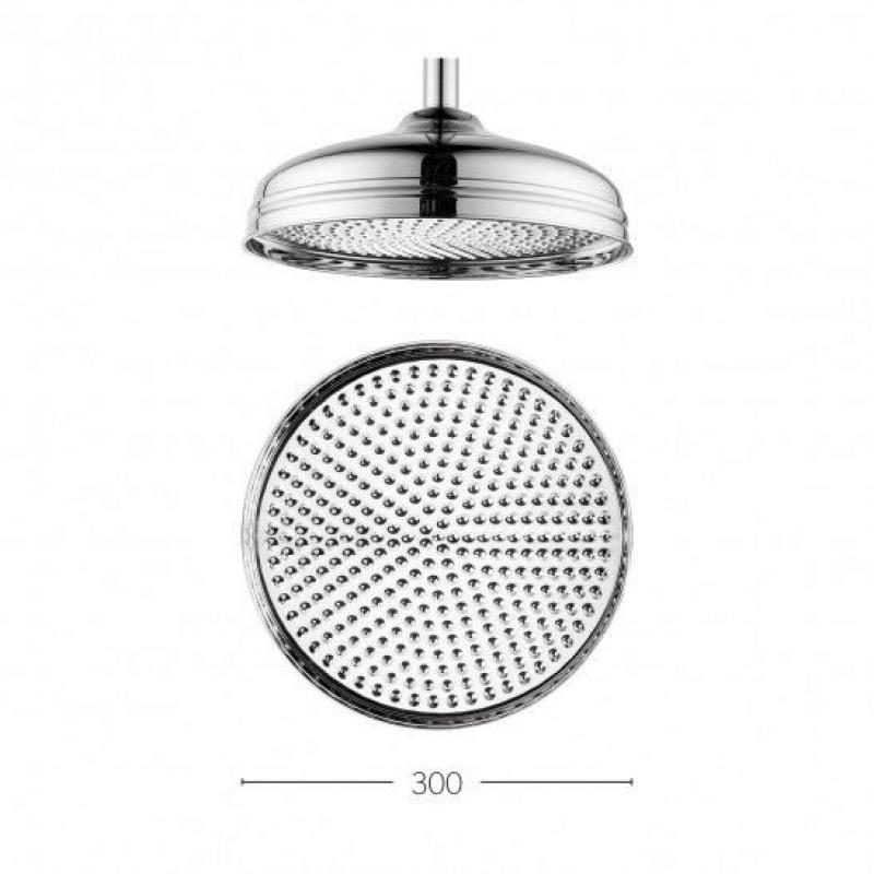 Brand New in box - Traditional and elegant Belgravia CrossWater 400mm shower head