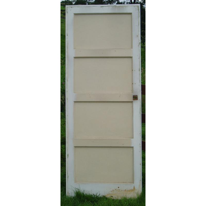 Four Panel door. Horizontal panels.