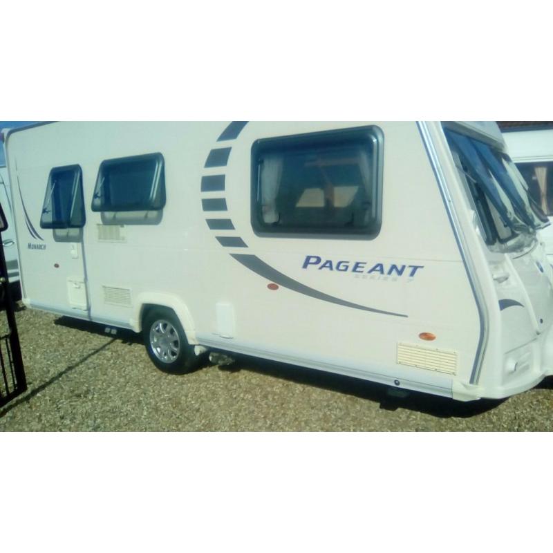 Bailey pageant monarch with motor mover 2010 model touring caravan