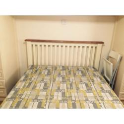 Double bed with medicated mattress