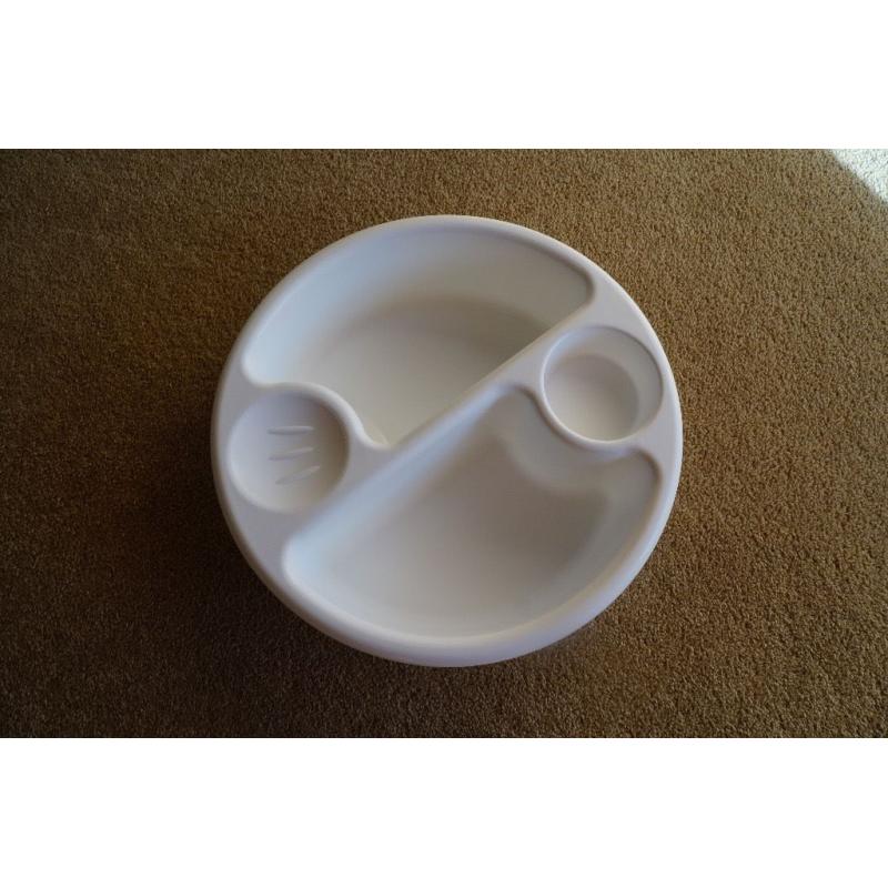 John Lewis White Baby Top and Tail Basin