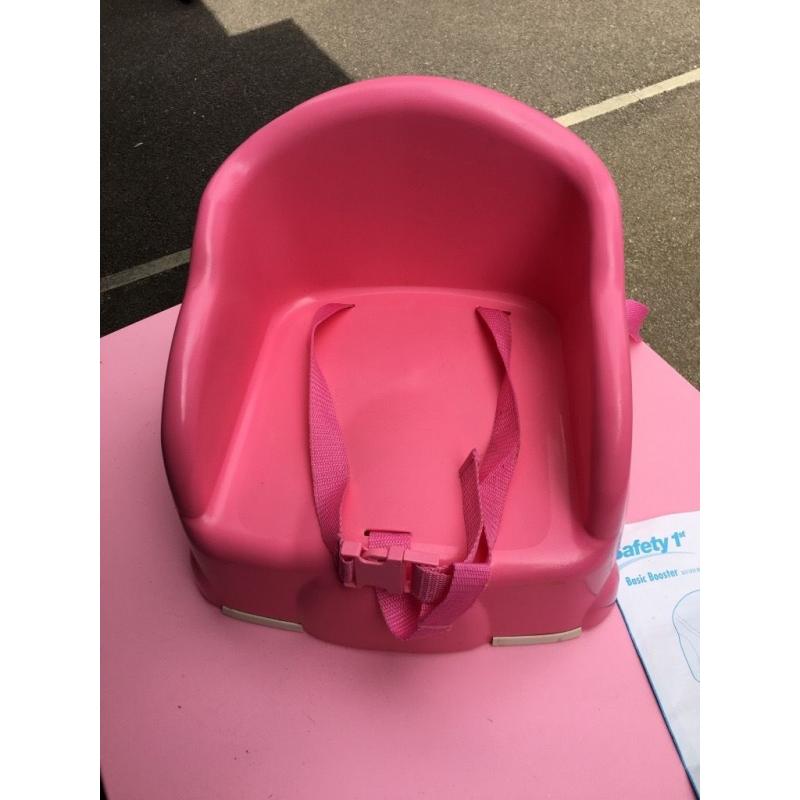 Basic booster seat - pink