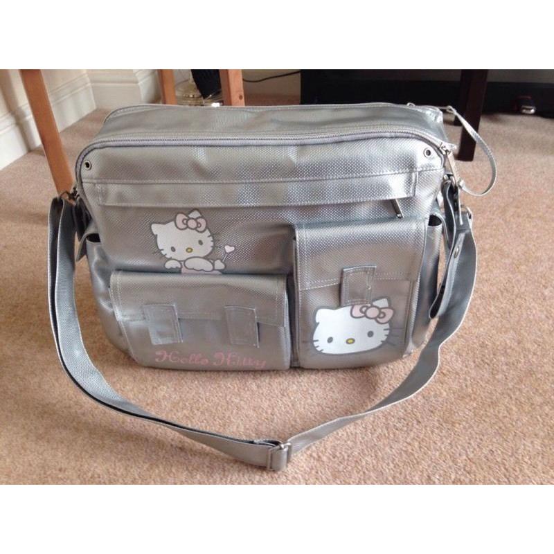 Silver Hello Kitty Changing bag