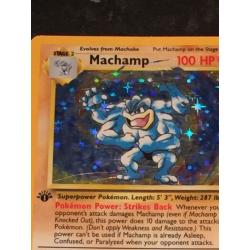 1st edition Machamp Pokemon