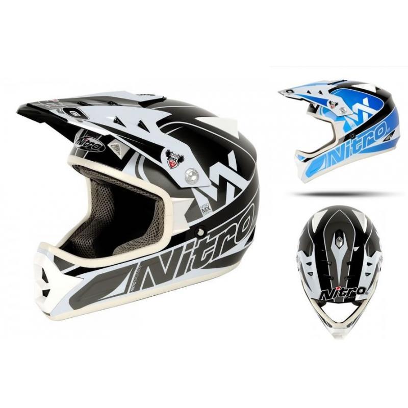 New Nitro Raider Kids Motocross Helmet