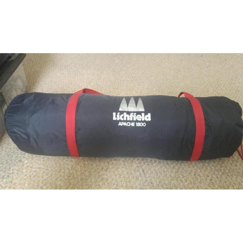 Lichfield apache 1800 3 man tent never been used