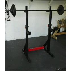 Squat rack & weights
