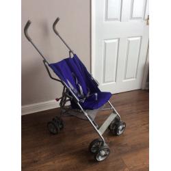 Red Kite purple/blue stroller pushchair.