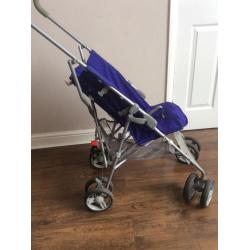 Red Kite purple/blue stroller pushchair.