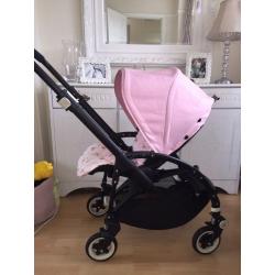 Bugaboo bee plus limited edition black and pale pink