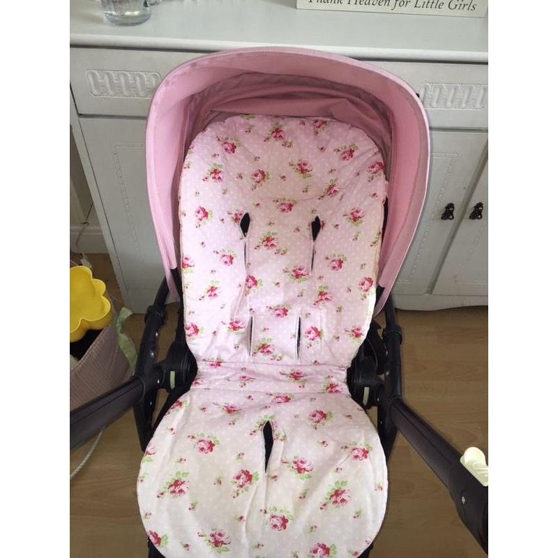 Bugaboo bee plus limited edition black and pale pink
