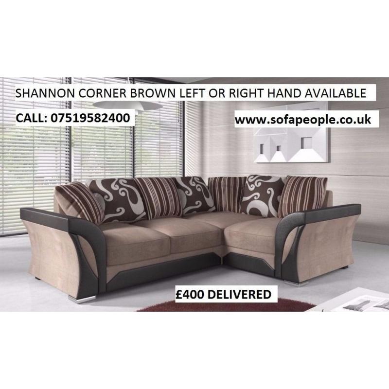 Corner settee or 3+2 couch, Fabric sofa or Corner sofas, All couches and suites guaranteed!