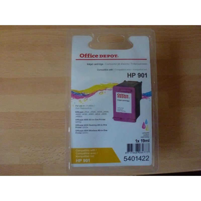 PRINTER CARTRIDGES: HP 901XL & HP901 - Boxed / sealed in original packaging