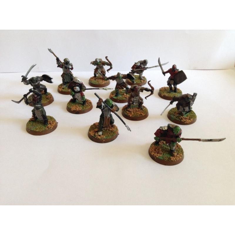 Lord of the Rings Warhammer - 12 Mordor Orcs (2 Sets Available) *Collection Only*