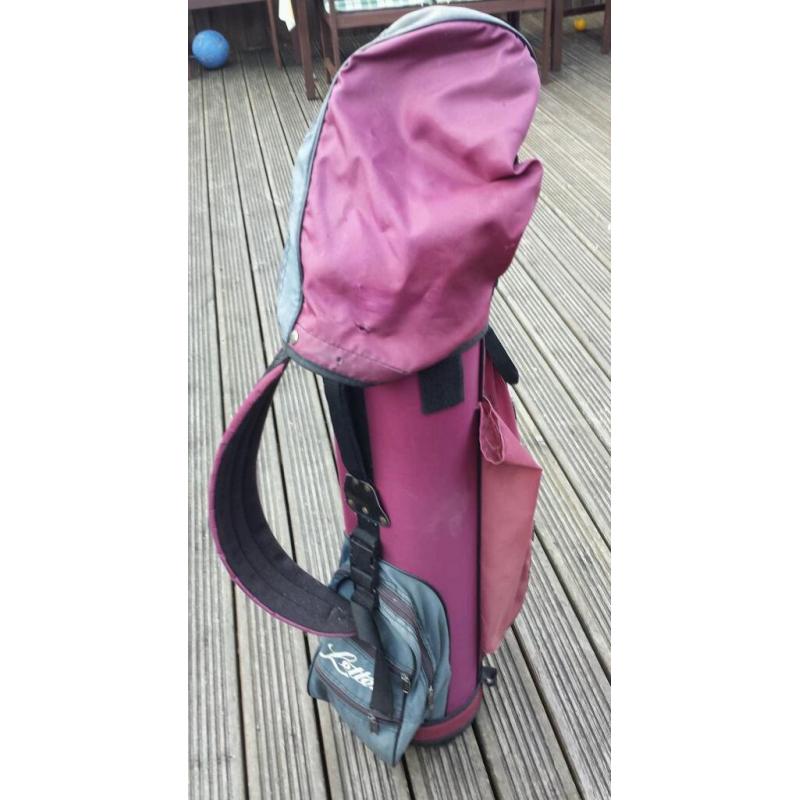 Golf clubs and Carry Bag