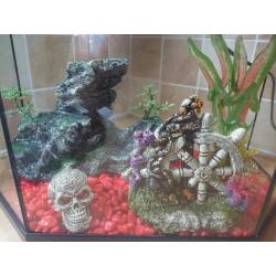 Fish Tank + Ornaments