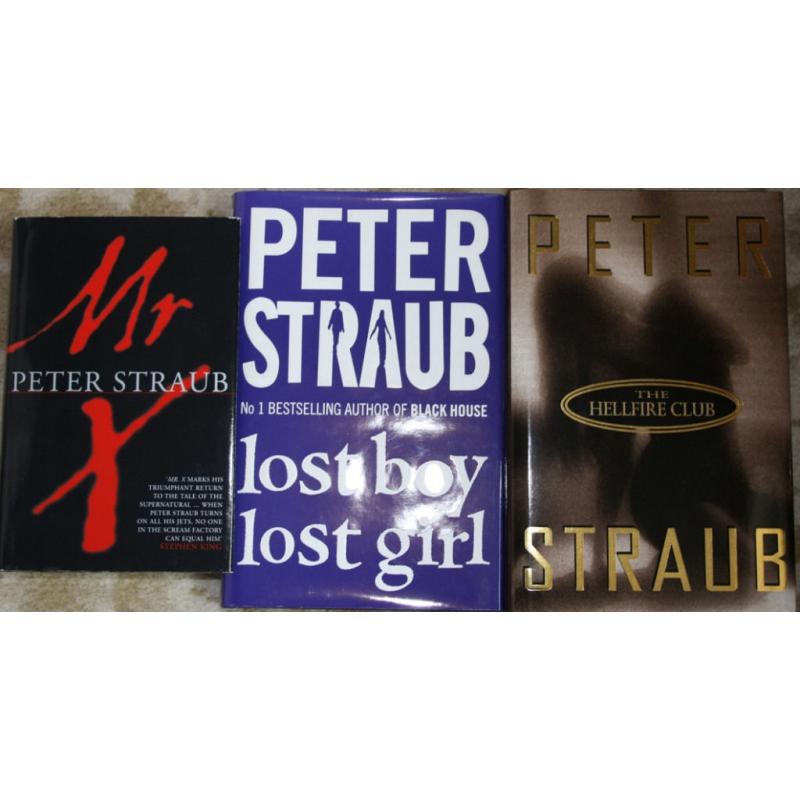 Peter Straub hardback books