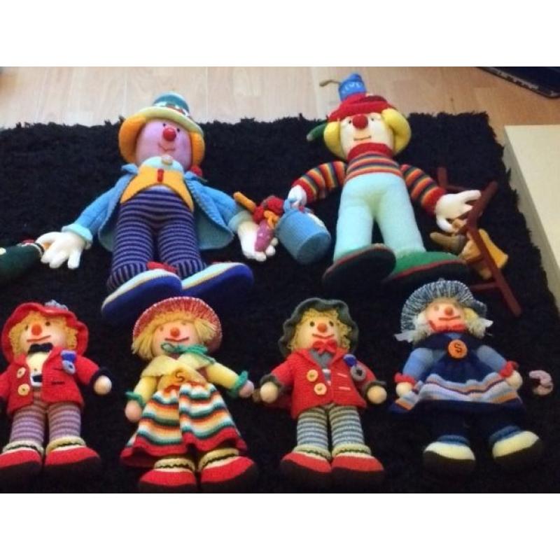 HAND KNITTED SCARECROW DOLLS