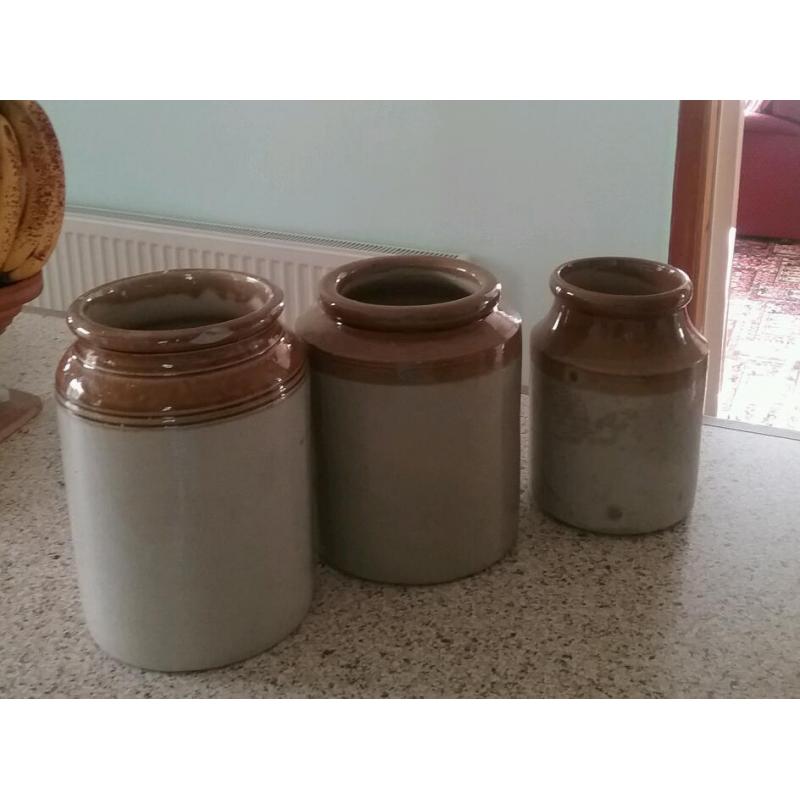 Brown pots