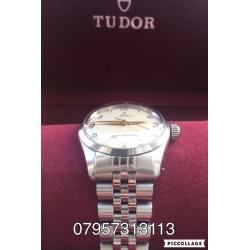 Tudor prince oyster Royal Rolex luxury automatic watch vintage 1987 with box and tag beautiful