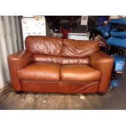 Leather settee and two armchairs,free gratis,