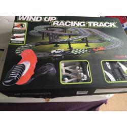 Wind up racing track