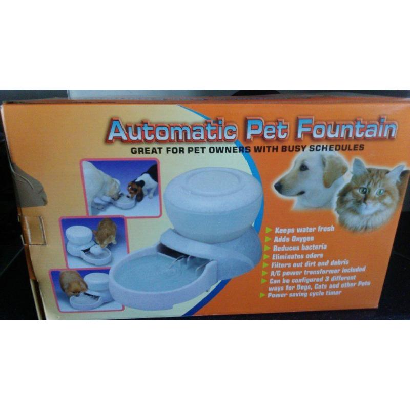 automatic pet fountain