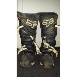 Fox comp 5 motocross boots size 9