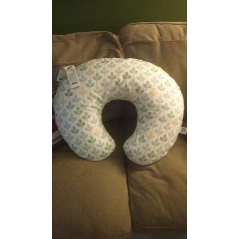 Boppy pillow with brand new cover