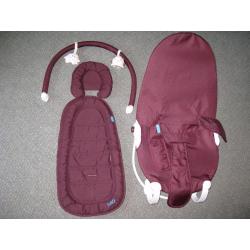 Baby bouncer chair. BabaBing Baba Bing LoBo in Plum colour
