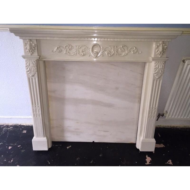 Marble fire place