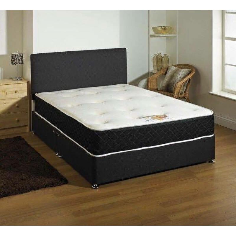 DOUBLE NEW BED AND FOAM MATTRESS