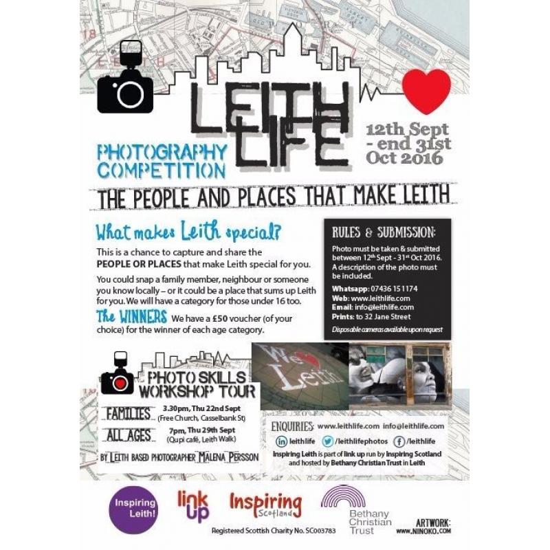 Photo workshop with Inspiring Leith - Leith Life