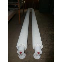 commercial Large U-shaped Finned tube floor heater radiator (length 300cm) NEW/Unused