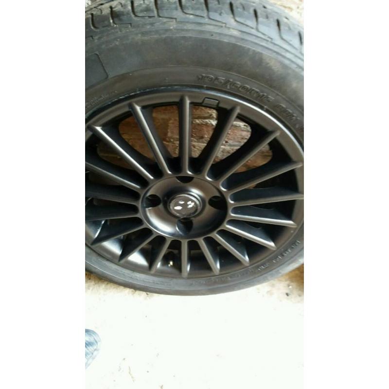 Fox alloy wheels