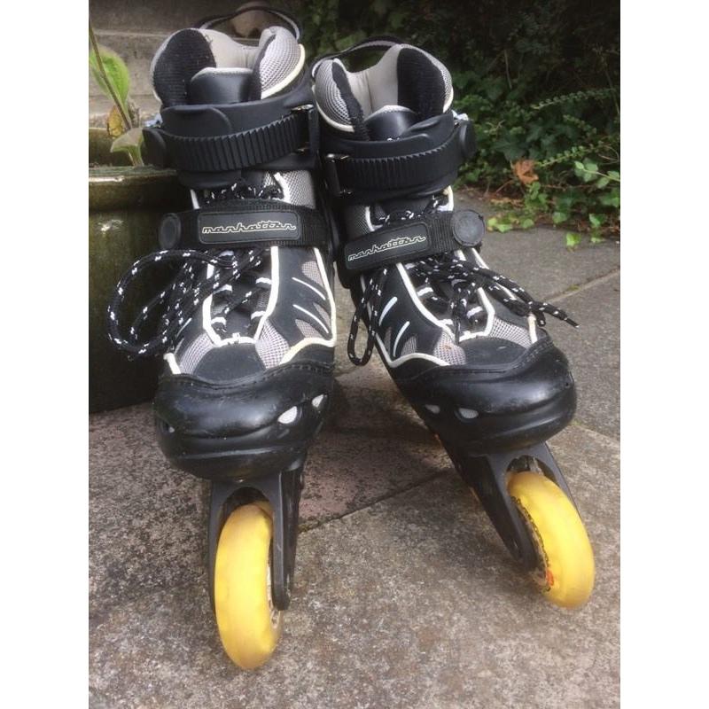 Inline skates/roller blades, size 7, VGC
