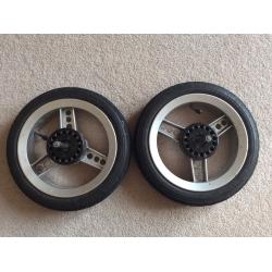 Quinny Speedi Spare Rear Wheels / Tyres x 2
