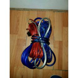 Full subwoofer wiring kit with fuses
